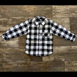 Black and white plaid